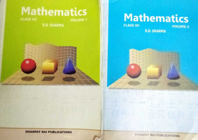 RD Sharma Mathematics Class 12th Volume1&2 BY Dhapat Rai Publication(500, RD Sharma)