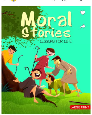 Moral Stories Lessons for Life : Large Print(English, Hardcover, Om Books Editorial Team)