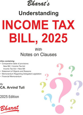 Understanding INCOME TAX BILL, 2025(Paperback, CA. Arvind Tuli)
