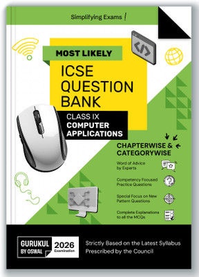 Icse Most Likely Question Bank for Class Ix 2026 Examination : Compute(English, Hardcover, unknown)
