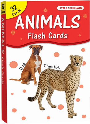 Big Flash Cards Animals(English, Paperback, Little Scholarz Editorial)