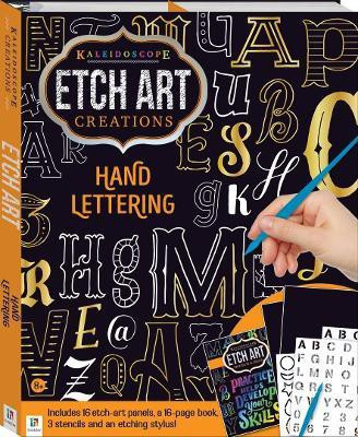 Kaleidoscope Etch Art Creations: Hand Lettering(English, Kit, Pty Ltd Hinkler)