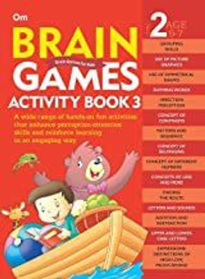 Brain Games for Kids : Brain Games Activity Book Level 2 : Book-3(English, Paperback, Om Books Editorial Team)