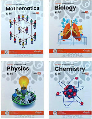 Vedantu ICSE Class 7 Tatva Books Set Of 4 | Physics, Chemistry, Maths & Biology(English, Hardcover, unknown)