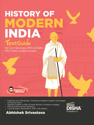 History of Modern India Textguide for Civil Services Upsc & State Psc Prelim & Main Exams Previous Year Questions Pyqs Powered with Expert's Advice, Prelims & Mains Pointers Chronological(English, Paperback, unknown)
