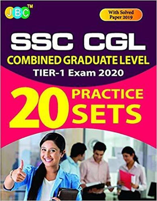 20 Practice Sets’ with Previous Year’s Solved Paper: SSC CGL COMBINED GRADUATE LEVEL (TIER-I) EXAM 2020(English, Paperback, JBC Press Editorial Board)
