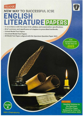 ICSE Frank Way To Successful ENGLISH LITERATURE-10(Paperback, Aditi Chakraborty)