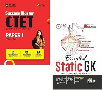 Success Master CTET Paper-I Class I-V With Static GK for Competitive Exams |General Knowledge(Paperback, Prateek Beniwal)