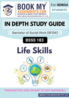 BSSS 183 Life Skills IGNOU Study Guide for BAG | Complete In-Depth Learning with 300–350 Pages on 80GSM White Paper | Includes Important Questions and Previous Year Papers(Paperback, BMA Publication)