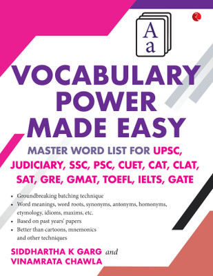 VOCABULARY POWER MADE EASY(English, Paperback, VINAMRATA CHAWLA SIDDHARTHA K GARG)