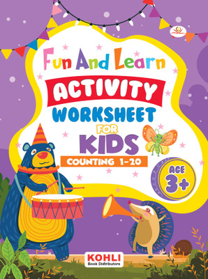 Fun And Learn Activity WORKBOOK For Kids Counting 1-20(Paperback, Jaspreet Kohli)