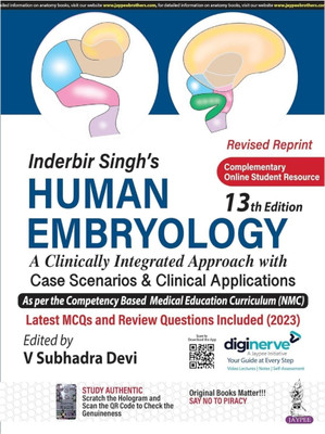 Inderbir Singh's Human Embryology 13th Edition(Paperback, Inderbir Singh's Human Embryology 13th Edition)