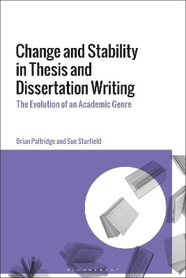 Change and Stability in Thesis and Dissertation Writing(English, Paperback, Paltridge Brian Dr)