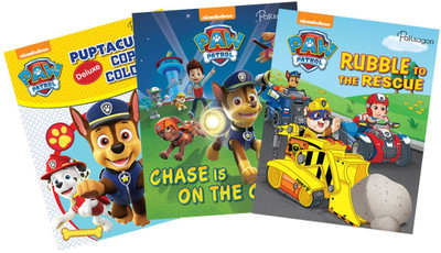 PAW Patrol Puptacular Story & Colouring Set (Set of 3 Books)(9788119083428, Parragon Publishing India)
