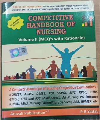 Competitive Handbook of Nursing Vol. 2 (MCQ's With Rationale)(Paperback, P R YADAV)