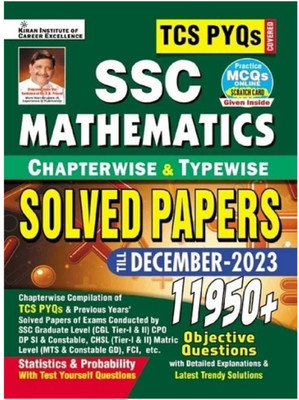 Ssc TCS Pyqs Mathematics Chapterwise & Typewise Solved Papers 11950+ Till - December 2023(Paperback, unknown)