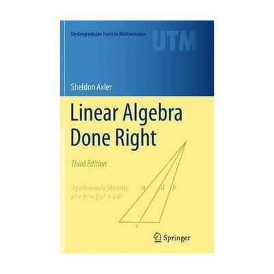 Linear Algebra Done Right(English, Paperback, Axler Sheldon)