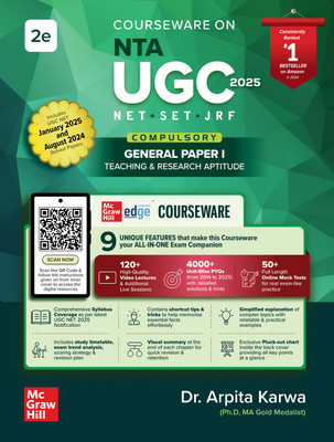 NTA UGC NET Paper 1 2025 by Arpita Karwa: Teaching & Research Aptitude | 2nd Edition (Latest) | 4000+ Solved Unit-wise Previous Years' Questions (2014 - 2025) - PYQs | Author Webinars and Doubt Clearing Sessions(Paperback, Arpita Karwa)