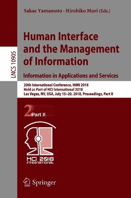 Human Interface and the Management of Information. Information in Applications and Services(English, Paperback, unknown)