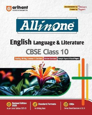 Arihant All in One English Language & Literature Class 10 for Cbse Exams 2025-26 as Per Latest Syllabus Cbqs, Focused Theory, Reading, Writing, Grammar & Literature, Review Exercises, Sample Papers(English, Paperback, Kaur Parneet)