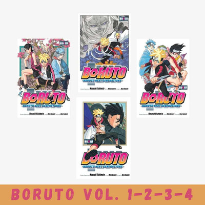 Boruto: Naruto Next Generations, Manga Combo Set, Vol. 1,2,3 & 4 (English, Paperback, 0)(Paperback, Kodachi Ukyo)
