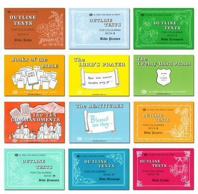 Set of Scripture Colouring Books - Series 1: Outline Texts of Authorised (King James) Version of the Bible  - Best IGNOU exam preparation book(English, Paperback, unknown)