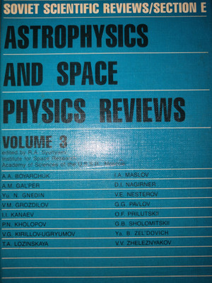 Astrophysics and Space Physics Reviews: v. 3(English, Hardcover, unknown)