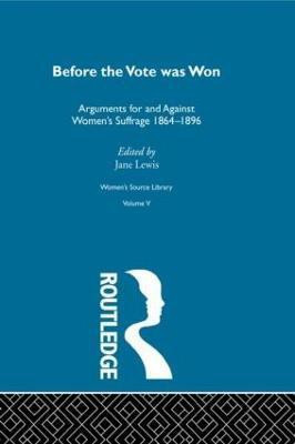 Before the Vote was Won(English, Hardcover, Lewis Jane)