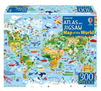 Atlas and Jigsaw Map of the World(English, Paperback, Smith Sam)