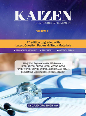 Kaizen Volume 2 - Continuous Improvement � MCQ with Explanation for MD Entrance(Paperback, dr gajendra singh)