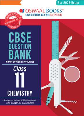 Cbse Question Bank Class 11 Chemistry for 2026 Exam(English, Paperback, unknown)
