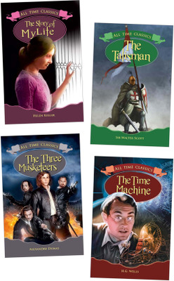 All Time Classics | The Story of My Life, The Talisman, The Three Musketeers, The Time Machine | Set of 4 Books(Paperback, Pinwheel Books)
