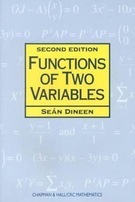 Functions of Two Variables(English, Paperback, Dineen Sean)