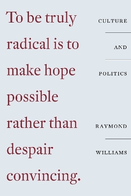 Culture and Politics(English, Paperback, Williams Raymond)