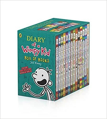 Diary of a Wimpy Kid Box of Books(English, Paperback, Kinney Jeff)