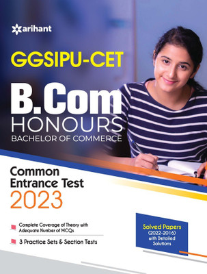 GGSIPU CET B.Com Hons Common Entrance Exam Guide 2023(Paperback, Deepa Chaudhary, Diwakar Sharma, RK Behal, Ashwini Kumar Prasad)