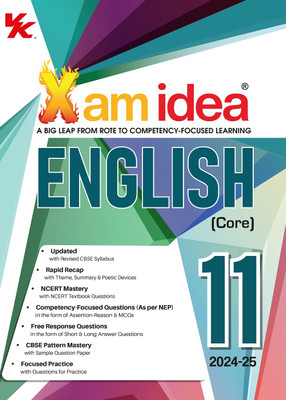 Xam idea English Core Class 11 Book | CBSE Board | Chapterwise Question Bank | Based on Revised CBSE Syllabus | NCERT Questions Included | 2024-25 Examination(Paperback, Editorial Board)