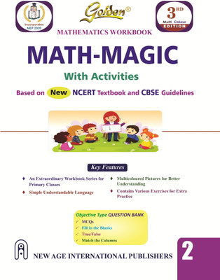 Golden Mathematics Workbook Math-Magic with Activities (Based on NCERT Textbook) for Class -2(Paperback, Vohra, Jitesh)