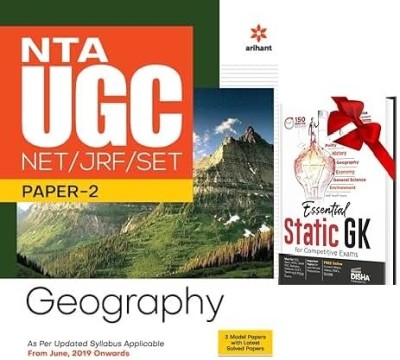 NTA UGC NET/JRF/SET Paper 2 Geography & STATIC GK(Paperback, Vivek Sharma)