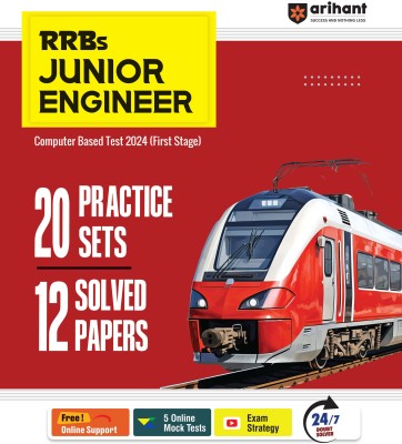 RRBs JUNIOR ENGINEER Computer Based Test 2024 (First Stage) 20 Practice Sets 12 Solved Papers(Paperback, Prerit Garg , Abhishek jain)