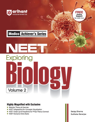 Arihant NEET Objective Biology Volume 2 | NEET Practice Set | With Modular Theory & Exercise MCQ Practice with PYQs, NEET Infographics & Theory Connect Tools | For Exam 2025-26(Paperback, Sanjay Sharma, Sudhakar Banerjee)
