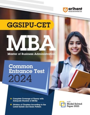 Arihant GGSIPU CET MBA Common Entrance Exam Guide for 2024 Exams(Paperback, Deepali, Sushil Singh, Sanjeev Dixit, Pradeep Shrivastav)