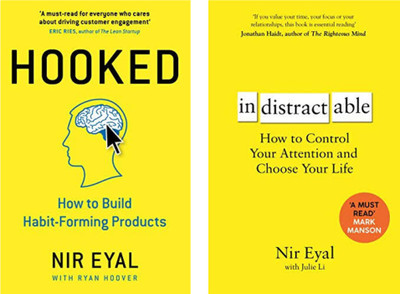 Indistractable + Hooked(Paperback, Nir Eyal)