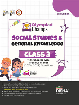 Olympiad Champs Social Studies & General Knowledge Class 3 with Chapter-Wise Previous 8 Year (2015 - 2022) Questions Complete Prep Guide with Theory, Pyqs, Past & Practice Exercise(English, Paperback, unknown)