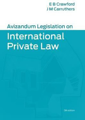 Avizandum Legislation on International Private Law(English, Paperback, unknown)