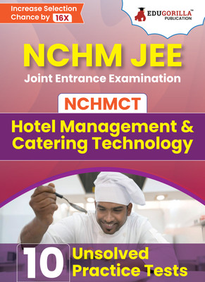 NCHMCT JEE : Hotel Management & Catering Technology Joint Entrance Examination  - 2024 (English Edition) |10 Unsolved Practice Mock Tests (2000 MCQs) with Free Access to Online Tests(English, Paperback, EduGorilla Prep Experts)