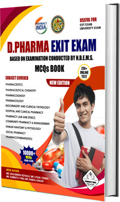 D. Pharma Exit Exam Competitive MCQ Book(Hardcover, Pharmacy India)