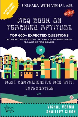 MCQ BOOK ON TEACHING APTITUDE(Paperback, Vishal Verma, Shailley Singh)