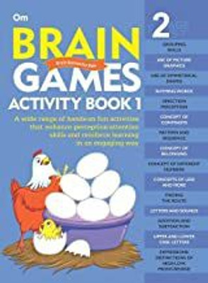 Brain Games for Kids : Brain Games Activity Book Level 2 : Book-1(English, Paperback, Om Books Editorial Team)