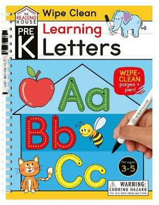 Learning Letters (Pre-K Wipe Clean Workbook)(English, Paperback, The Reading House)